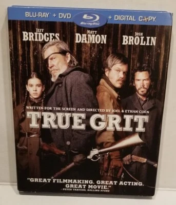 True Grit (Two-Disc Blu-ray/DVD Combo) PREOWNED VERY GOOD WITH SLIPCOVER  - Image 1 of 3