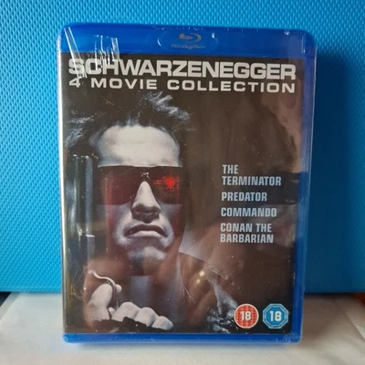 Schwarzenegger 4 MOVIE FILM COLLECTION Blu Ray NEW & SEALED Predator terminator - Image 1 of 4