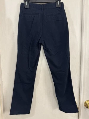 Children’s Place Boys Size 8 Uniform Navy Blue Pants Adjustable Waist - Image 1 of 3