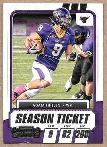 Adam Thielen 2021 Contenders Draft Picks Panini Season Ticket #43 Minnesota - Picture 1 of 2