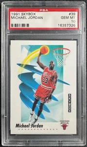 MICHAEL JORDAN 1991 Skybox PSA 10 Graded GEM MINT 90’s #39 Chicago Bulls 23 - Picture 1 of 2