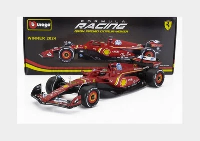 BURAGO 18-16815-L-MONZA FERRARI F1 SF-24 TEAM SCUDERIA FERRARI N 16 WINNER ITALY - Immagine 1 di 2
