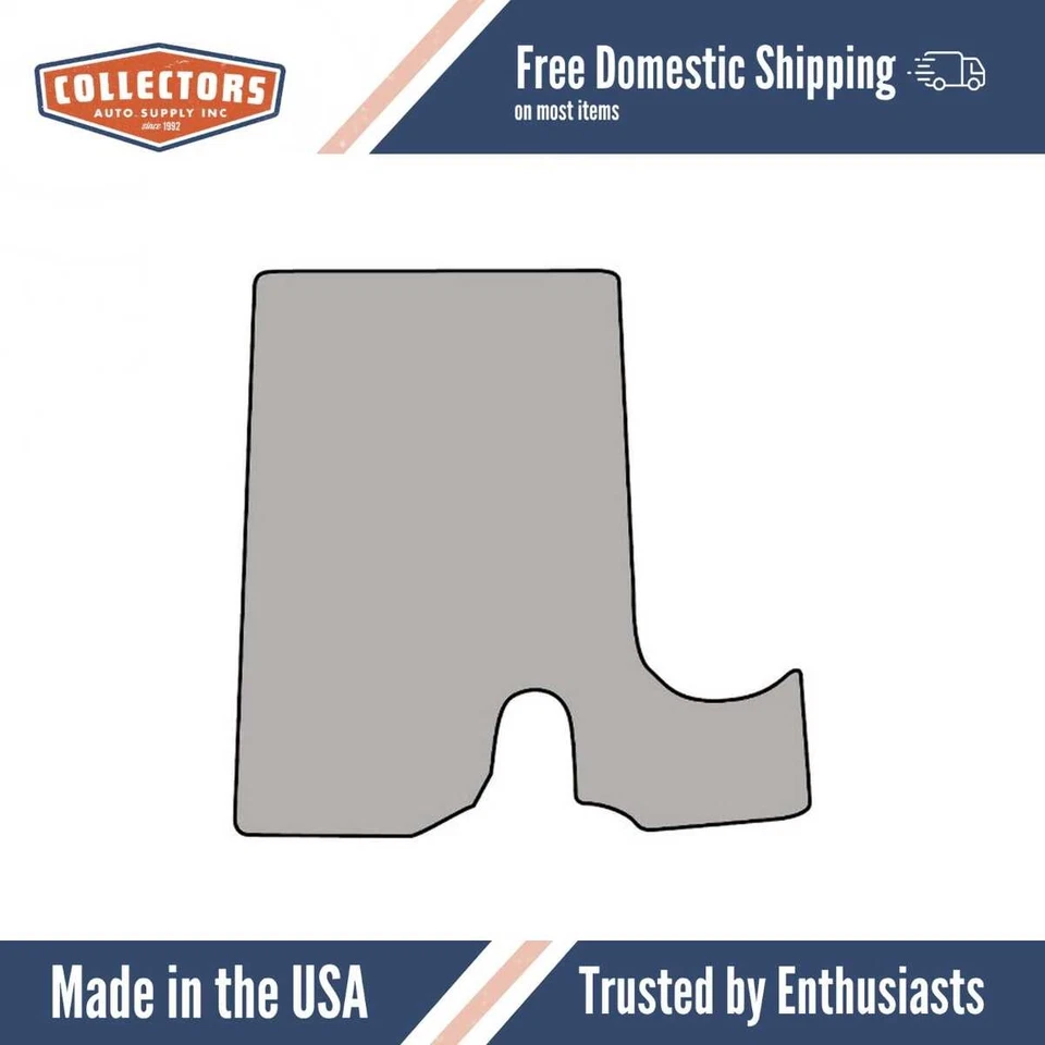 Напольный коврик для багажника 1957-1958 Mercury ультравысокой четкости резиновый гладкий - Изображение 1 из 4