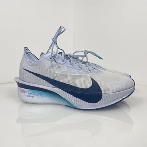 Men's 9.5 -Nike ZoomX VaporFly Next% 4 Ghost Blue Void-Persian Violet HF6414-001 - Picture 1 of 8