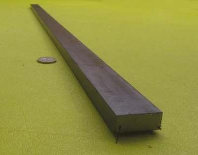 Barra de acero de aleación 4140, 1/2" de grosor x 1,25" de ancho x 36" de largo Foto 1 de 4