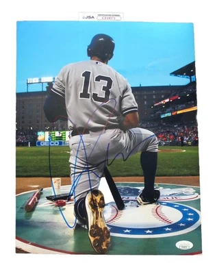Alex Rodriguez Signed Autographed 11x14 Photo New York Yankees JSA COA - Image 1 of 3