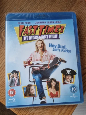 Fast Times at Ridgemont High UK Blu Ray (Factory Sealed) Sean Penn (Free P&P) - Image 1 of 2