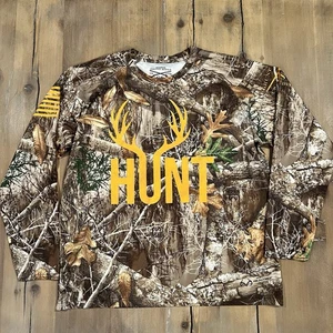 Grunt Style Shirt Mens Camo Camouflage Hunting Long Sleeve Size XL - Picture 1 of 6