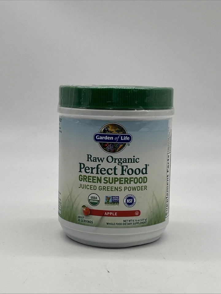 Raw Organic Perfect Food by Garden of Life, 231 gram Apple 30  Best By 10/2025 - Image 1 of 1