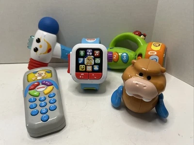Fisher Price Vtech Laugh Learn Baby Toddler Musical Learning Toys Lot Of 5 - Image 1 of 4