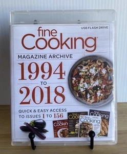 Fine Cooking Magazine Archive 1994 to 2018 USB Flash Drive VERY RARE 156 Issues - Picture 1 of 17