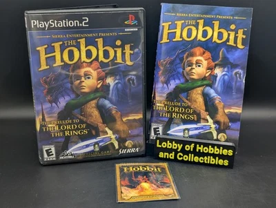 Hobbit (Sony PlayStation 2 PS2) CIB con tarjeta y tarjeta de registro - Disco como nuevo - Impecable Foto 1 de 4
