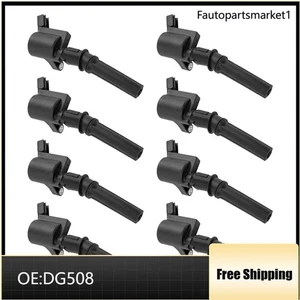 Set of 8 OEM DG508 3W7Z12029AA Ignition Coils For Motorcraft F150 4.6L 5.4L NEW - Picture 1 of 9