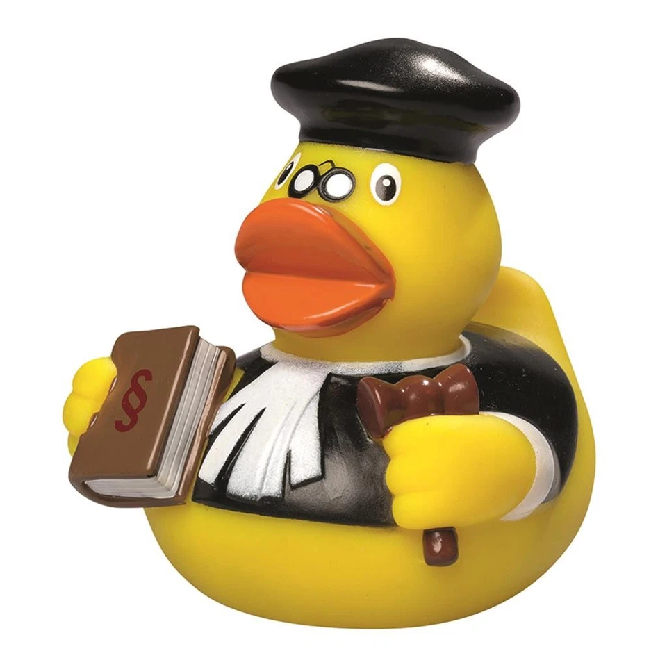 Richter Ente - Berufsente - Quietscheente - Badeente - ca. 8 cm Rechtsanwalt - Bild 1 von 1