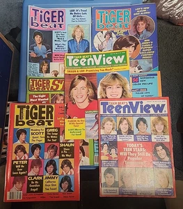 Tiger Beat Star Magazine Lot Of 7 Magazines 1978-1981 TRAVOLTA BAIO NO LABEL - Picture 1 of 7