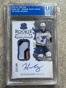 23-24 Upper Deck The Cup Autographed Rookie Patch #158 HUGH MCGING /249 - Foto 1 di 1