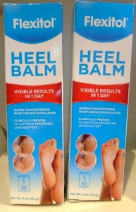 Flexitol Heel Balm, Rich Moisturizing & Exfoliating Foot Cream, 4 Oz 2-PACK - Picture 1 of 2