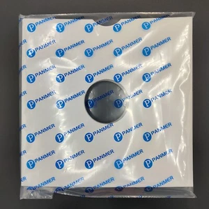 12" White card record sleeves masterbags with hole - Picture 1 of 4