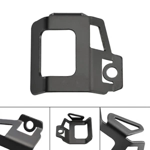 Rear Brake Fluid Reservoir Guard Cover fit for Scrambler 400X 2023-2024 Black E6 - Picture 1 of 12