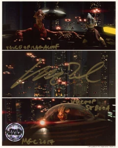 MATTHEW WOOD SIGNED 8x10 PHOTO MEGALOOF SEBOCA STAR WARS OPX RARE BECKETT BAS - Picture 1 of 2