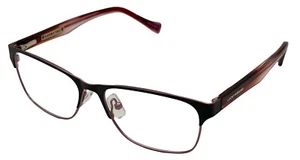 Lucky Womens Eyeglass Rectangle Stainless Steel D101 Black Metal 53mm - Picture 1 of 13