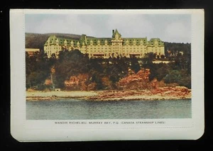 1929 Folkard Manoir Richelieu Canada Steamship Lines Murray Bay QC Canada PC - Picture 1 of 1