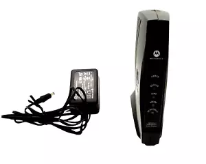 Motorola SURFboard SB5101U (563452-001-00) 38 Mbps Cable Modem With AC Adapter - Picture 1 of 5