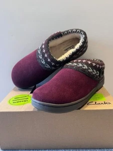 CLARKS WOMEN'S WINTER CLOG SLIPPERS - Picture 1 of 3