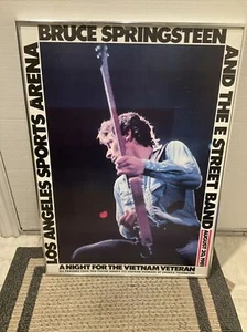 Bruce Springsteen ORIGINAL 1981 VINTAGE Vietnam Veteran Benefit POSTER - Bild 1 von 19