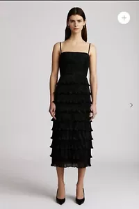 BRAND NEW!!! Zac Posen LAME PLEATED DRESS size 4 Originally $650 - Picture 1 of 5
