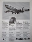 4/72 PUB CONTINENTAL PNEU AVIATION AIRCRAFT TYRE BOEING 747 LUFTHANSA FRENCH AD
