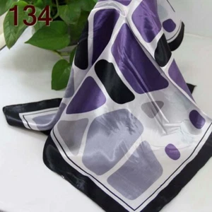 New 3Pcs 50cm Fashion Elegant Silk Satin Women Small Square Head Neck Scarf 34 - Picture 1 of 12
