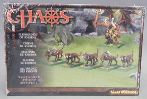 5pc Fleshounds Flesh hounds of Khorne Warhammer WFB Eavy Metal Citadel 2002 - Picture 1 of 2