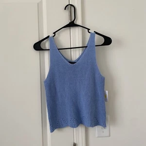 Love Ellie Girls’ Pointelle Sweater Knit Tank size Medium - Picture 1 of 7