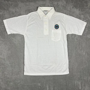 Grand Slam Munsingwear Mens Polo Shirt Large White Easton Aluminum Sportshafts - Picture 1 of 13
