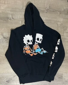 Mad Engine The Simpsons Hoodie Size Medium Skeletons Halloween Hooded Sweatshirt - Picture 1 of 12