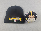 NFL Pittsburgh Steelers Beanie Hat and Beanie Baby Champion Five Times Football