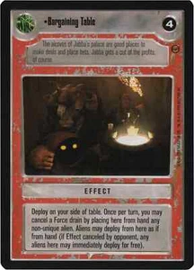 Bargaining Table (Jabba's Palace) | Decipher Star Wars CCG | NM/LP - Picture 1 of 1