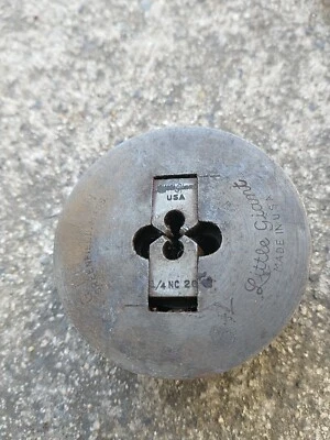 1/4" NC 20 Little Giant Pipe Threader Die Head 2 3/4" USA  - Image 1 of 2