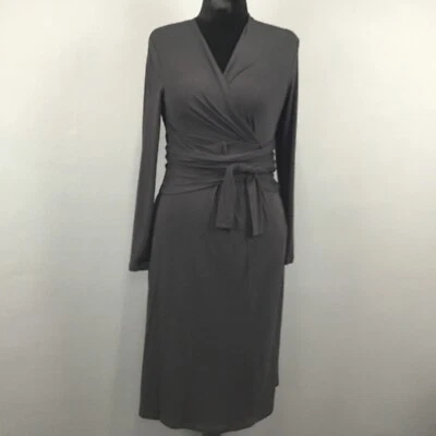 Vestido Cabi Wrap Para Mujer XS Muy Elástico Negro Cintura Larga Corbata Cuello en V Suave Fluido Foto 1 de 4