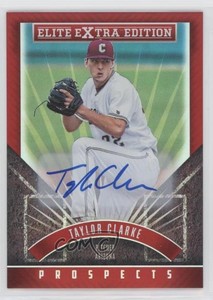 2015 Panini Elite Extra Edition Prospects Auto Taylor Clarke #77 Auto