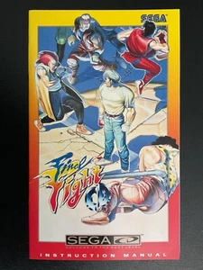 Final Fight CD SEGA CD Instruction Manual Only - Picture 1 of 3