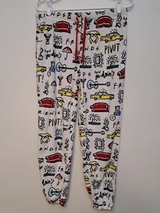 Plüsch Lounge Schlaf Jogginghose Damen Gr. S (4 - 6) Friends  - Bild 1 von 8