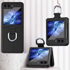 For Samsung Galaxy Z Flip 5 5G Case Slim Hard Cover With Ring + Screen Protector