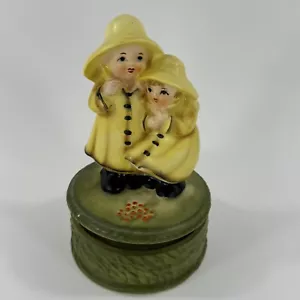 Vintage Spieluhr Song Raindrop Keep Falling My Head Wind Up Japan Sammlerstück - Bild 1 von 14