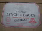 etiquette vin Chateau Lynch Bages 2002 pauillac wine label bordeaux grand cru