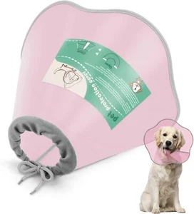 Supet Dog Cone Collar, Adjustable Pet Recovery Collar Dog size ,Small EX Small - Picture 1 of 7