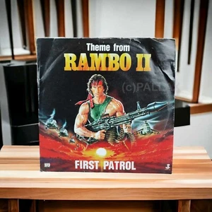 SINGLE-LP 7" THEME FROM RAMBO II FIRST PATROL SOUNDTRACK / RUSH 1985 - Bild 1 von 3