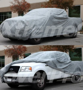 2002 2003 2004 Ford F250 Crew Cab Long Bed Waterproof Truck Cover - Foto 1 di 1