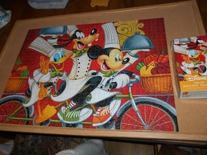 Rompecabezas Disney Fine Art 1000 piezas 26,6 x 19 Mickey Mouse Goofy & Donald - Imagen 1 de 2